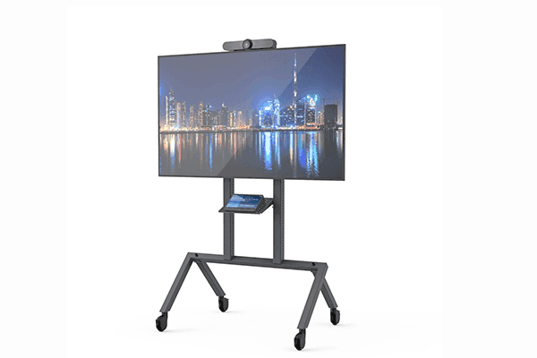 Heckler AV Cart (Logitech Rally Bar Configured, White) - H730WT - Creation Networks