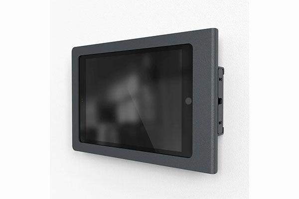 Heckler Side Mount for 10.2" iPad with Redpark Gigabit Ethernet + PoE Adapter (Black Gray) - H633BG - Creation Networks