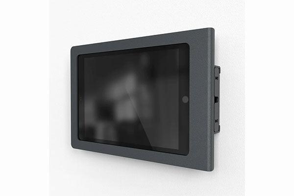 Heckler Side Mount for 10.2" iPad with Redpark Gigabit Ethernet + PoE Adapter (Black Gray) - H633BG - Creation Networks