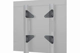 Heckler VESA Adapter Kit for Heckler AV Cart & Heckler TV Stand (Black Gray) - H497BG - Creation Networks