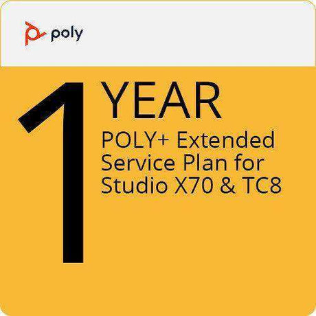 HP POLY Poly Plus, One Year, Poly Studio X70, Poly TC8 - P87300112 - Creation Networks