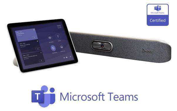 HP POLY Studio X30 Video Soundbar Bundled with the Poly TC8 Ready to Use with the Microsoft Teams Video Conferencing Platform - 6230-86750-001 (Discontinued) Video Conferencing Poly