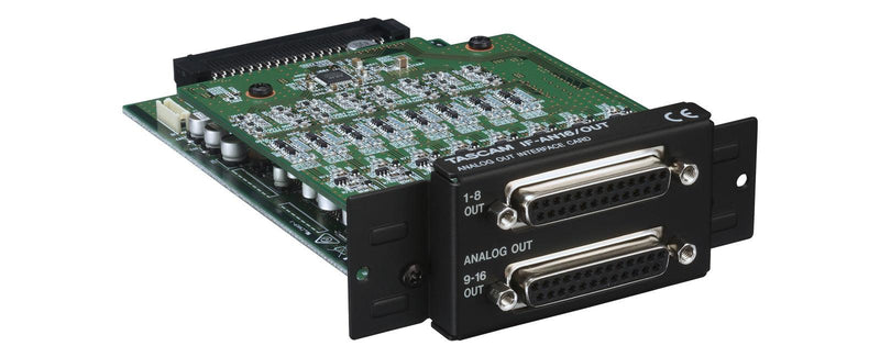 TASCAM F-AN16/OUT Option Card for the DA-6400/DA-6400dp. 16-channel analog output interface card - Creation Networks