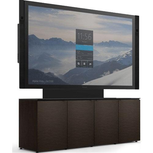 Salamander/D1/347AMXL/BL/WE 4-Bay Low profile wall cabinet Single XL mount Berlin/Wenge 10 color opt - Creation Networks