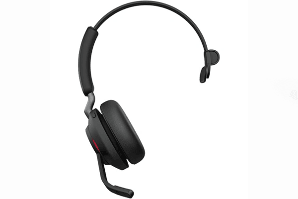 Jabra Evolve2 65 Mono Wireless On-Ear Headset (Microsoft Teams), Black - Creation Networks
