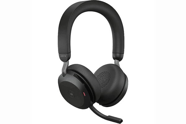 Jabra Evolve2 85 MS Noise-Canceling Wireless Over-Ear Headset with Stand (Microsoft Teams) - Creation Networks