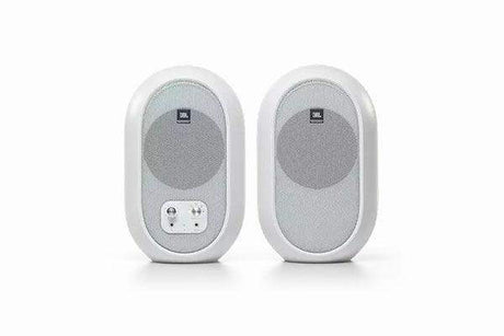 JBL 1 Series 104-BT Compact Powered Desktop Reference Monitors with Bluetooth (White Matte) - Creation Networks