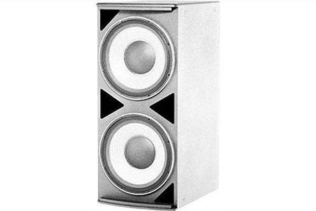 JBL ASB6128-WH High-Power Dual 18" 2400W Subwoofer (White) - Creation Networks