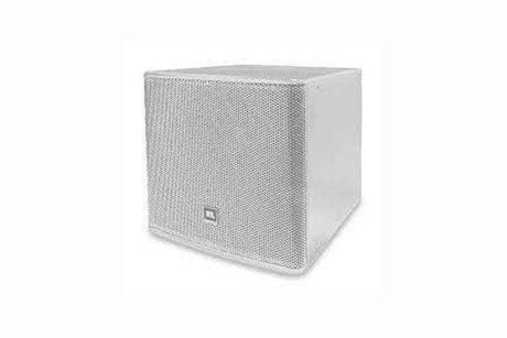 JBL ASB7118-WH 18" Front-Firing Subwoofer (White) - Creation Networks