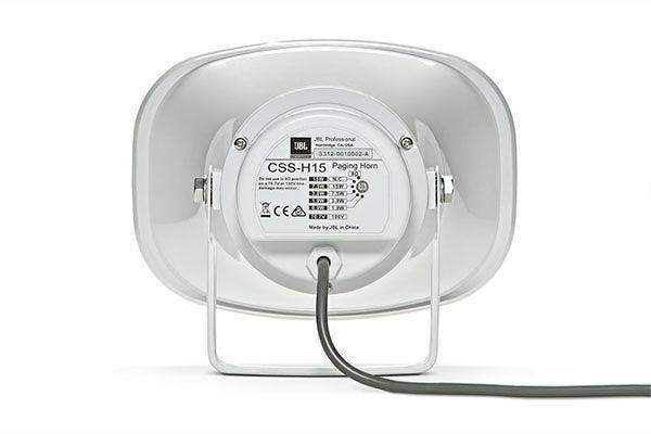 JBL Commercial Solutions Series CSS-H15 15W Paging Horn (White) - Creation Networks
