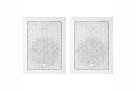JBL CONTROL 128W 8" 2-Way 120W In-Wall 8-Ohm Installation Speakers (Pair, White) - Creation Networks
