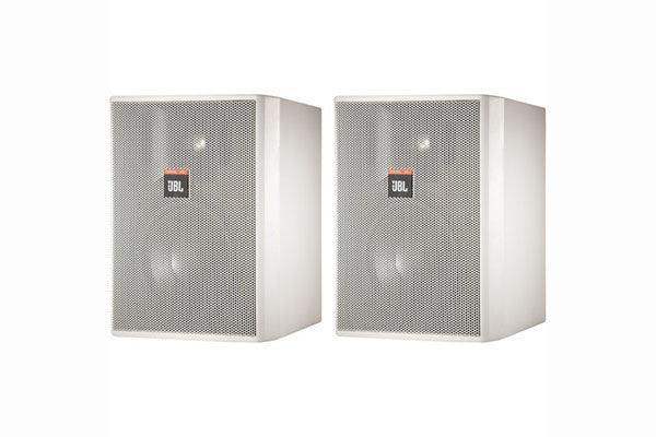 JBL Control 25AV-LS Monitor for Fire Alarm and Communication Systems (White, Pair) - Creation Networks