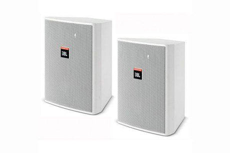JBL CONTROL 25AV-WH 5.25 inch 2 Way Shielded Indoor/Outdoor Speaker (Pair,White) - Creation Networks