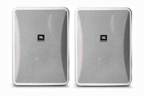 JBL CONTROL 28-1-WH High Output Indoor/Outdoor Background/Foreground Speaker (Pair, White) Speakers JBL Professional