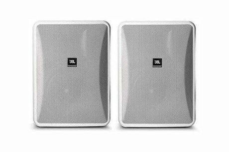 JBL CONTROL 28-1L-WH High Output Indoor/Outdoor Background/Foreground Speaker (Pair, White) - Creation Networks