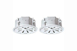 JBL Control 47LP 6.5" 2-Way 150W Coaxial Low-Profile Ceiling Loudspeakers (Pair, White) - Creation Networks