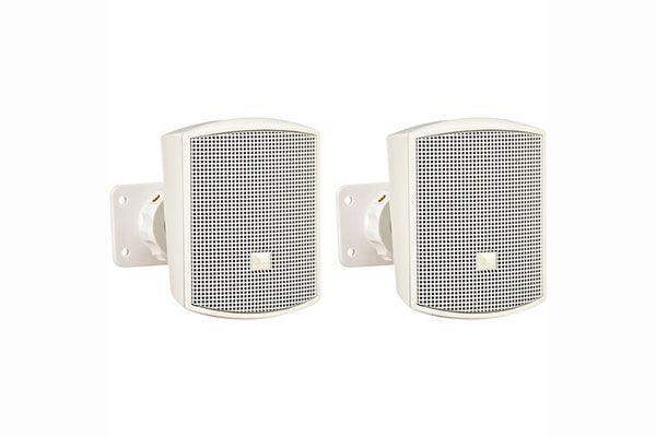 JBL Control 52-WH Surface-Mount Satellite Loudspeaker (Pair, White) - Creation Networks