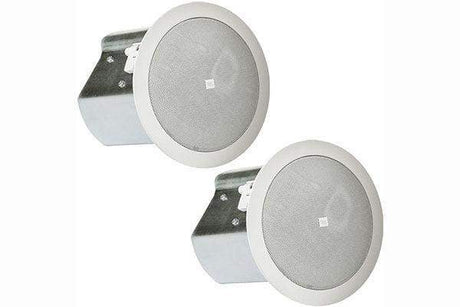 JBL Control Professional Series 14C/T Two-Way 4" Coaxial Ceiling Loudspeakers (White, Pair) - Creation Networks