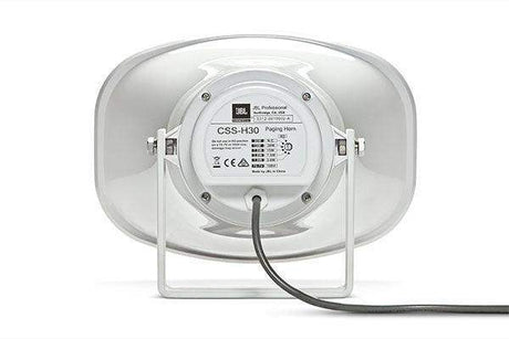 JBL CSS-H30 Commercial Solutions Series 30W Paging Horn (Traffic White) - Creation Networks