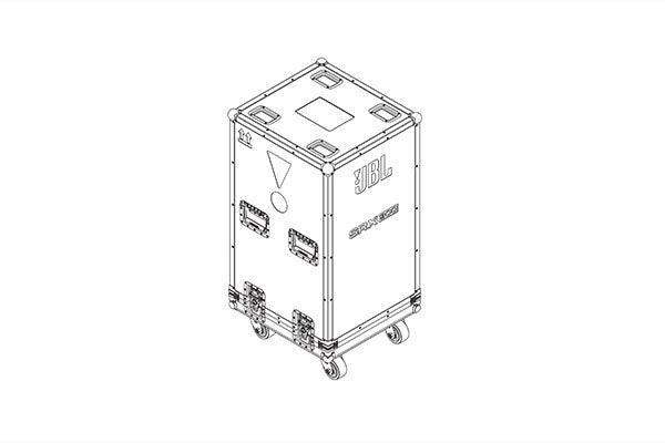 JBL JBL-P3311MX Flight Case for (4) SRX906LA - Creation Networks