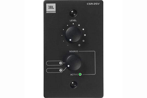 JBL JBLCSR2SVBLKV Wall-Mounted Remote Control for CSM Mixers (Black) - Creation Networks
