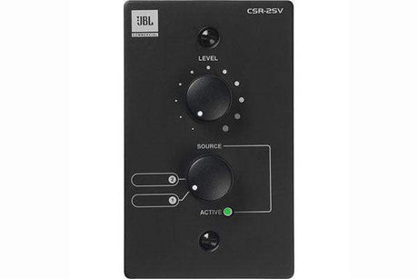 JBL JBLCSR2SVBLKV Wall-Mounted Remote Control for CSM Mixers (Black) - Creation Networks