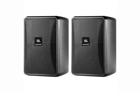 JBL Ultra-Compact Indoor/Outdoor Background/Foreground Speaker (Pair, Black) - Control 23-1 - Creation Networks