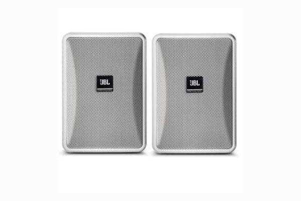 JBL Ultra-Compact Indoor/Outdoor Background/Foreground Speaker (Pair, White) - CONTROL 23-1-WH Speakers JBL Professional