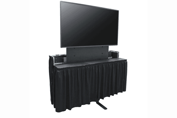 JELCO EL-14 CUSTOM Drape Kit for EL-60 customized with logo - includes skirting and fasteners - Creation Networks