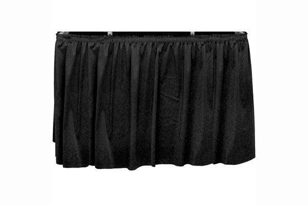 Jelco EL-19 Drape Kit for ELU-50R/ELU-56R - includes black skirting and fasteners - Creation Networks