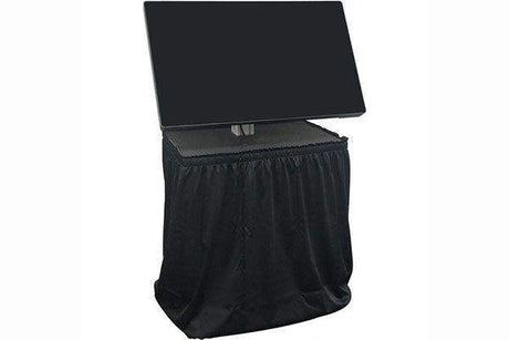 Jelco EL-203 CUSTOM Drape Kit for ELU-32MKT customized with logo - includes skirting and fasteners - Creation Networks