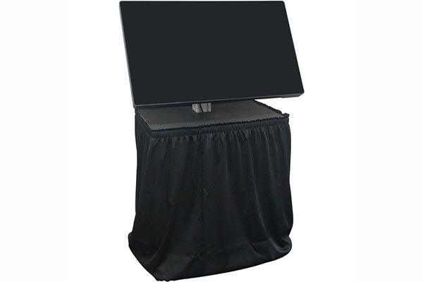 Jelco EL-203 CUSTOM Drape Kit for ELU-32MKT customized with logo - includes skirting and fasteners - Creation Networks