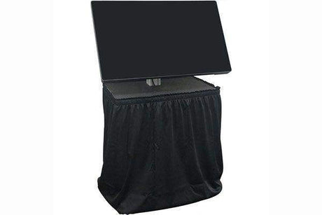 Jelco EL-203 Drape Kit for ELU-32MKT - includes black skirting and fasteners - Creation Networks
