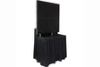 Jelco EL-8 CUSTOM Drape Kit for ELU-50RX2 customized with logo on front drape - Creation Networks