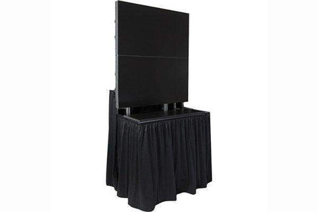 Jelco EL-8 CUSTOM Drape Kit for ELU-50RX2 customized with logo on front drape - Creation Networks