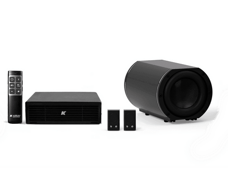 K-Array Azimut-KAMUT2L , Professional sound system composed of 2 KZ14-AZ + 1 KU44-2 + 1 KA02 + 1 K-REMUCTRL - Creation Networks