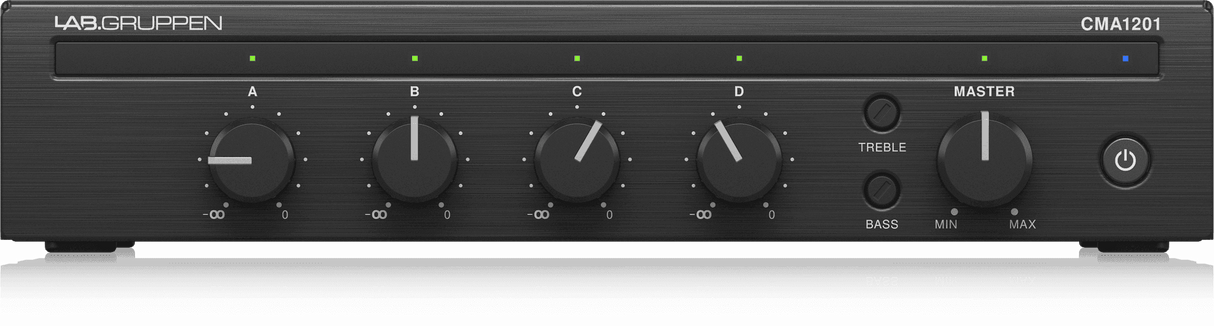 Lab Gruppen CMA1201 120 Watt Commercial Mixer Amplifier with 4 Inputs - Creation Networks