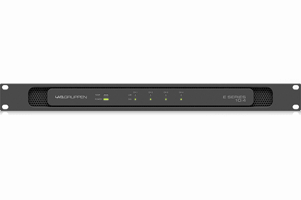 Lab Gruppen E 10:4 - 1000 Watt Amplifier with 4 Flexible Output Channels for Installation Applications - 000-DFA02-00010 - Creation Networks