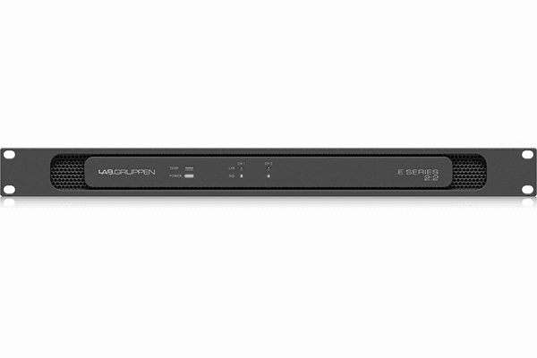 Lab Gruppen E2:2 - 200 Watt Amplifier with 2 Flexible Output Channels for Installation Applications - Creation Networks