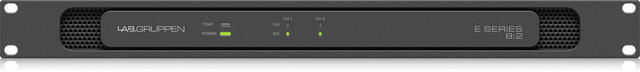 Lab Gruppen E8:2 Ampllfier 2-Channel Power Amplifier with Low Impedance and 70-100V Operation - Creation Networks