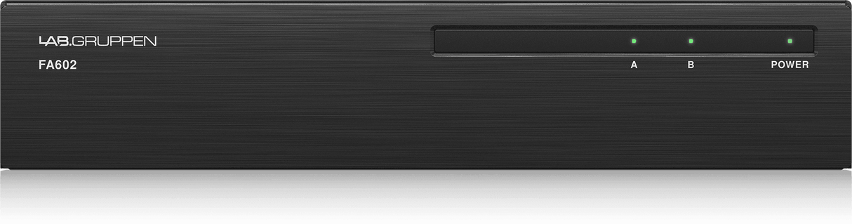 Lab Gruppen FA602 2 x 60W Commercial Amplifier with Direct Drive Technology and Energy Star Certification - 000-DA302-00010 - Creation Networks