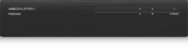 Lab Gruppen FAD2402 2 x 240 Watt Commercial Amplifier with Direct Drive Technology, Dante Networking and Energy Star Certification - 000-DCP02-00010 - Creation Networks