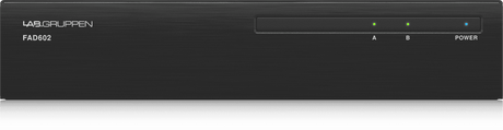 Lab Gruppen FAD602 2 x 60 Watt Commercial Amplifier with Direct Drive Technology, Dante Networking and Energy Star Certification - 000-DA702-00010 - Creation Networks