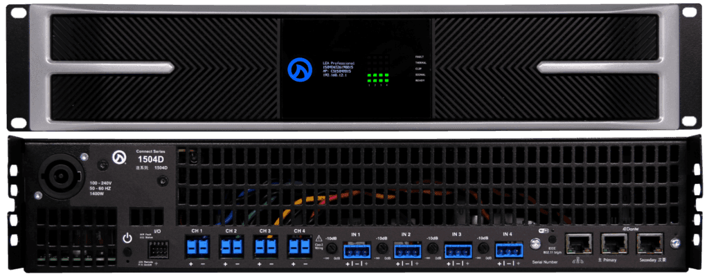 Lea Professional Connect 1504 CS1504 4-Channel Amplifiers - Creation Networks