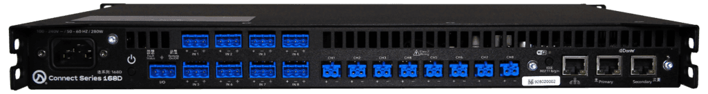 Lea Professional CONNECT 168D CS168D 8-Channel Amplifiers with Dante - Creation Networks
