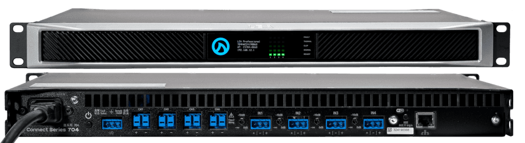 Lea Professional Connect 704 CS704 4-Channel Amplifiers - Creation Networks