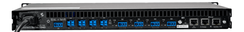 Lea Professional CONNECT 704D CS704D 4-Channel Amplifiers with Dante - Creation Networks