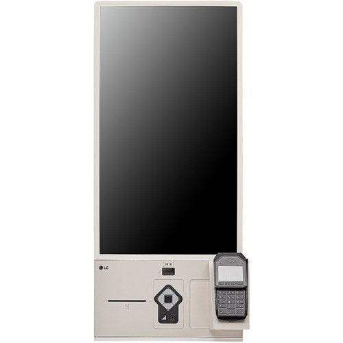 LG 27" Self-Ordering Kiosk Touch, Printer, Card Reader 300Nits - 27KC3PK-C - Creation Networks