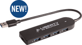 Liberty AV Powered USB 4 Port USB 3.0 Hub - DL-4USB-HUBP - Creation Networks