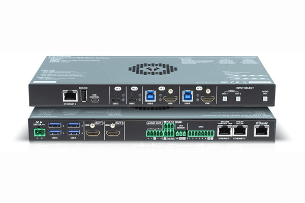 LightWare UCX-4x2-HC30D Universal Switcher with USB-C connectivity and Dante Audio - 91310082 - Creation Networks